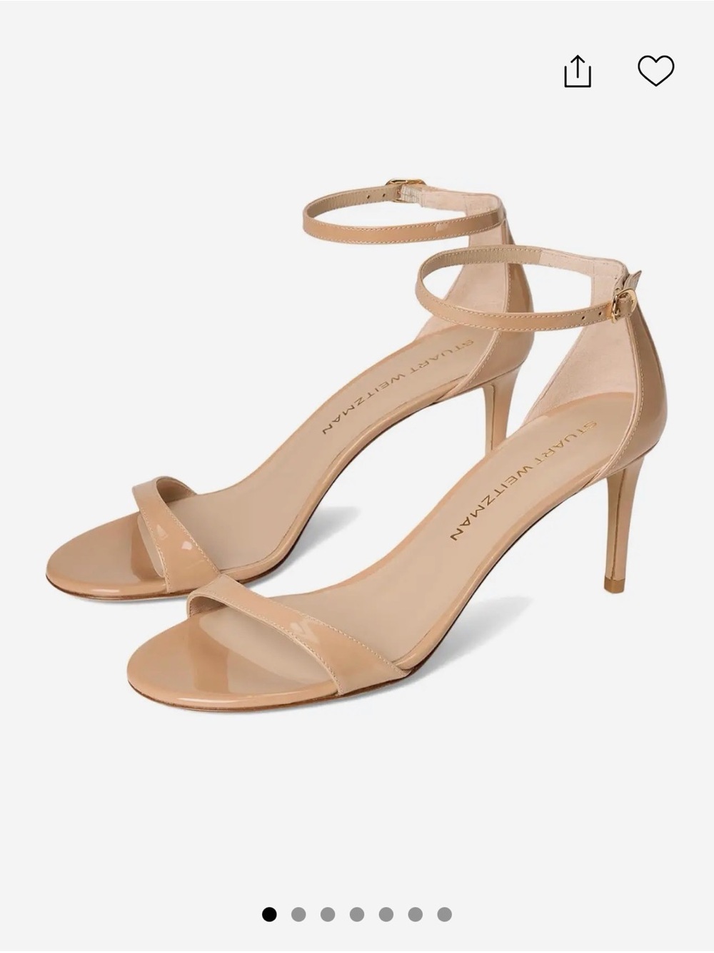 Stuart Weitzman Nudist II Sandal 75